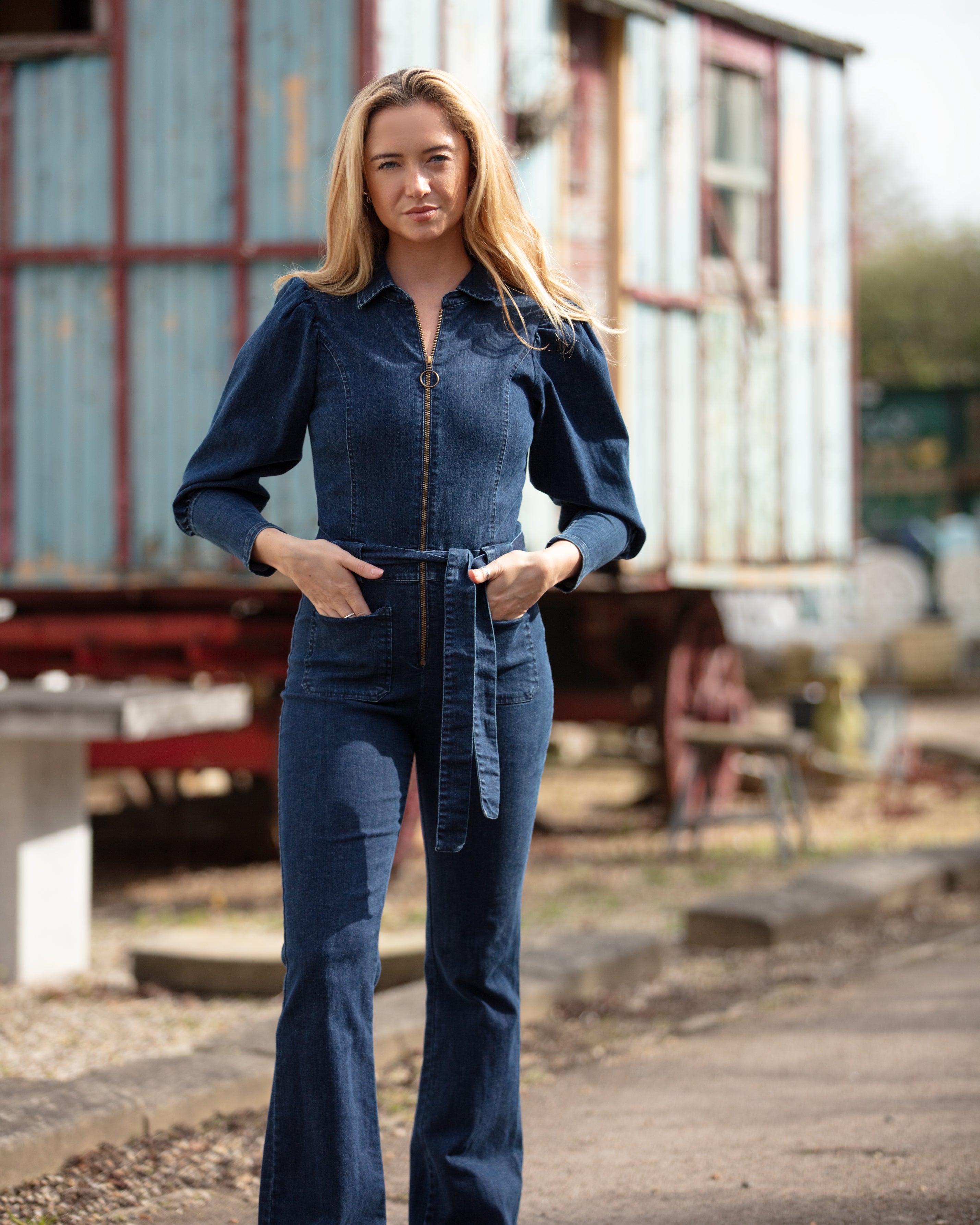BONNIE Denim Jumpsuit - Rock the Jumpsuit