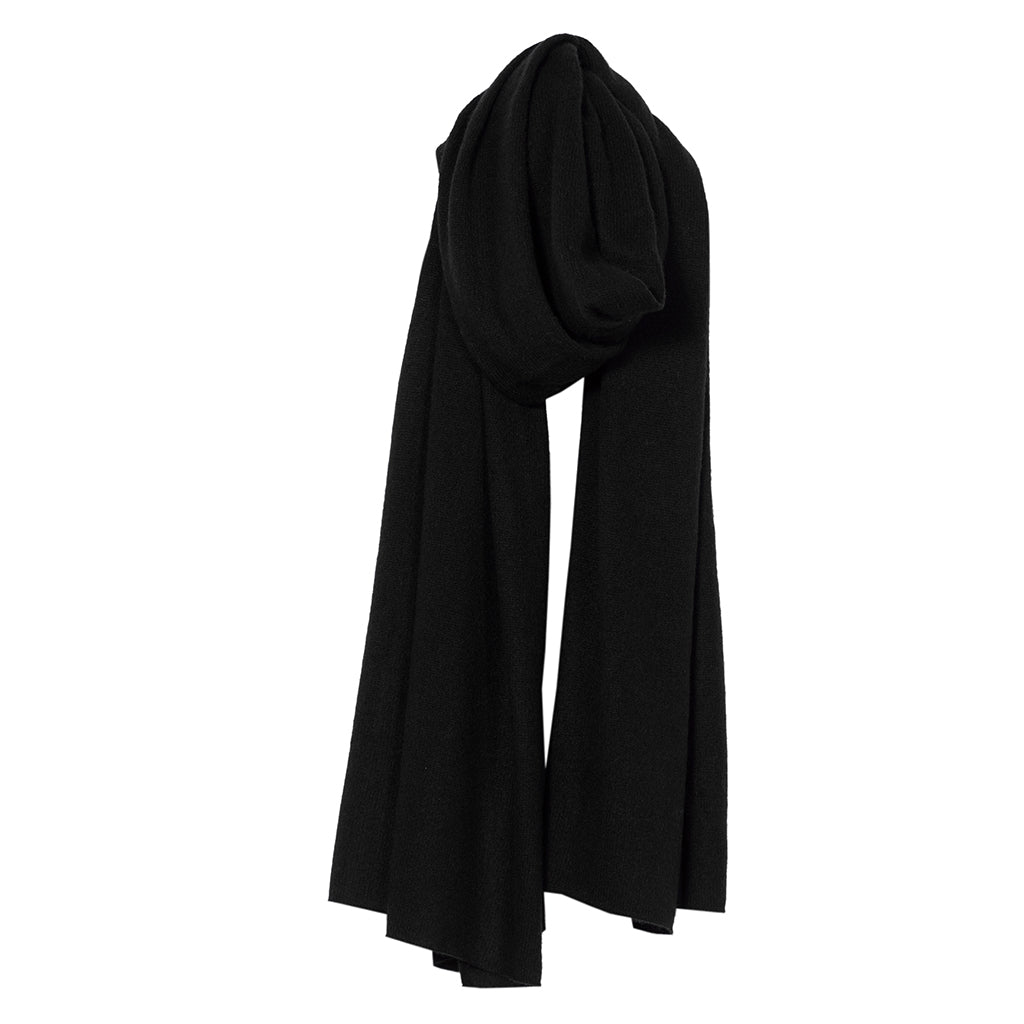 Lola Black Cashmere Travel Wrap - Rock the Jumpsuit
