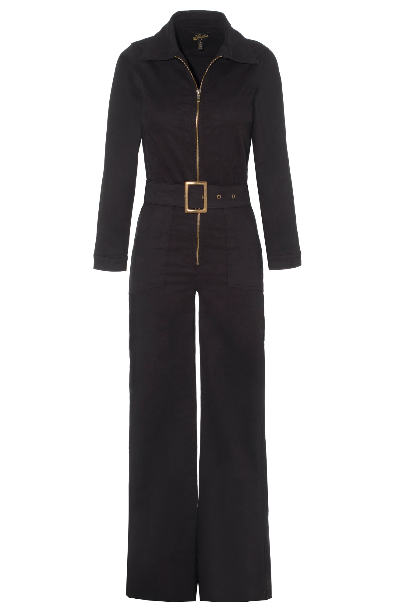 PATTI Jumpsuit in Black Denim - Rock the Jumpsuit