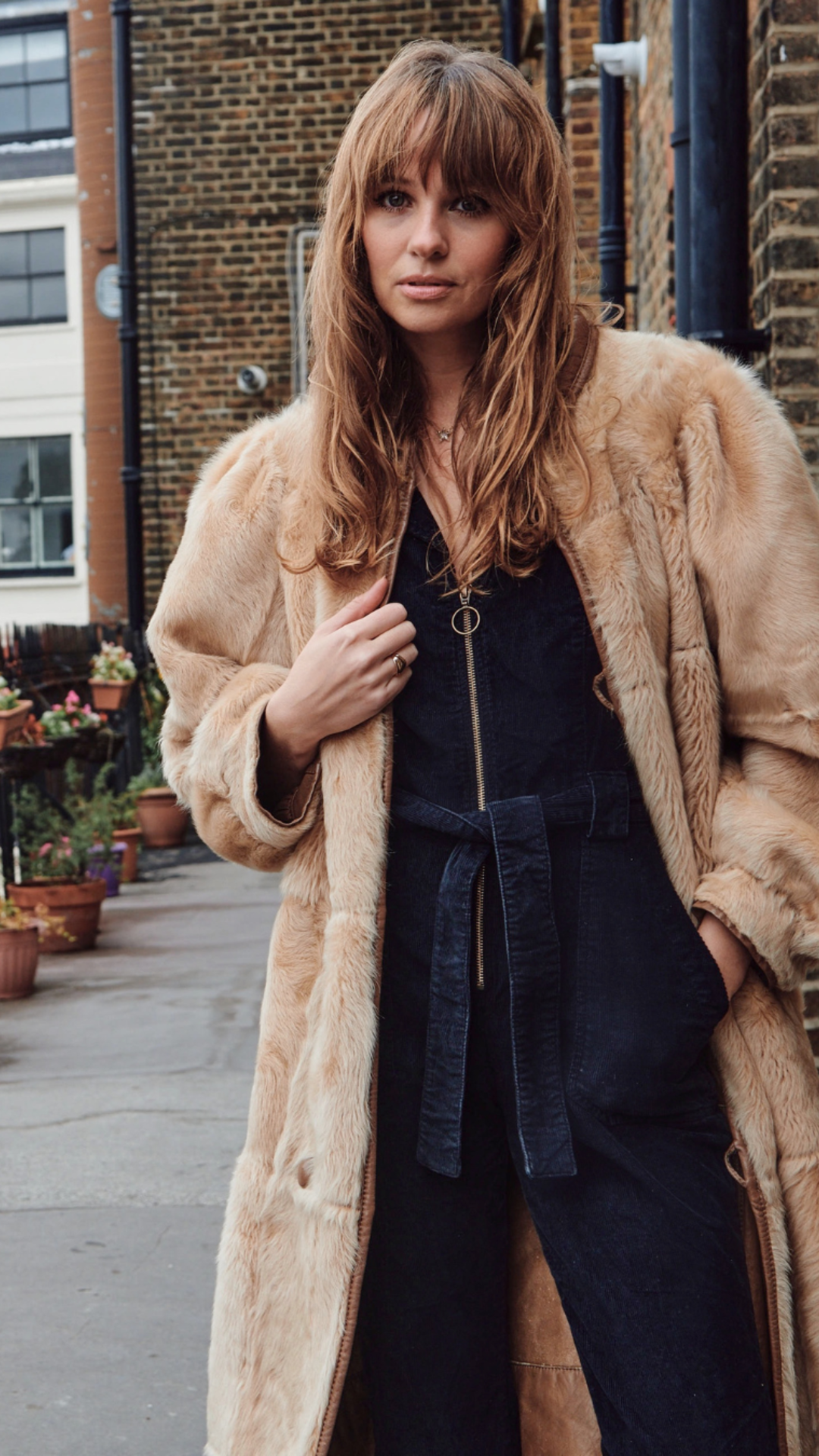 ANITA Jumpsuit in Black Denim