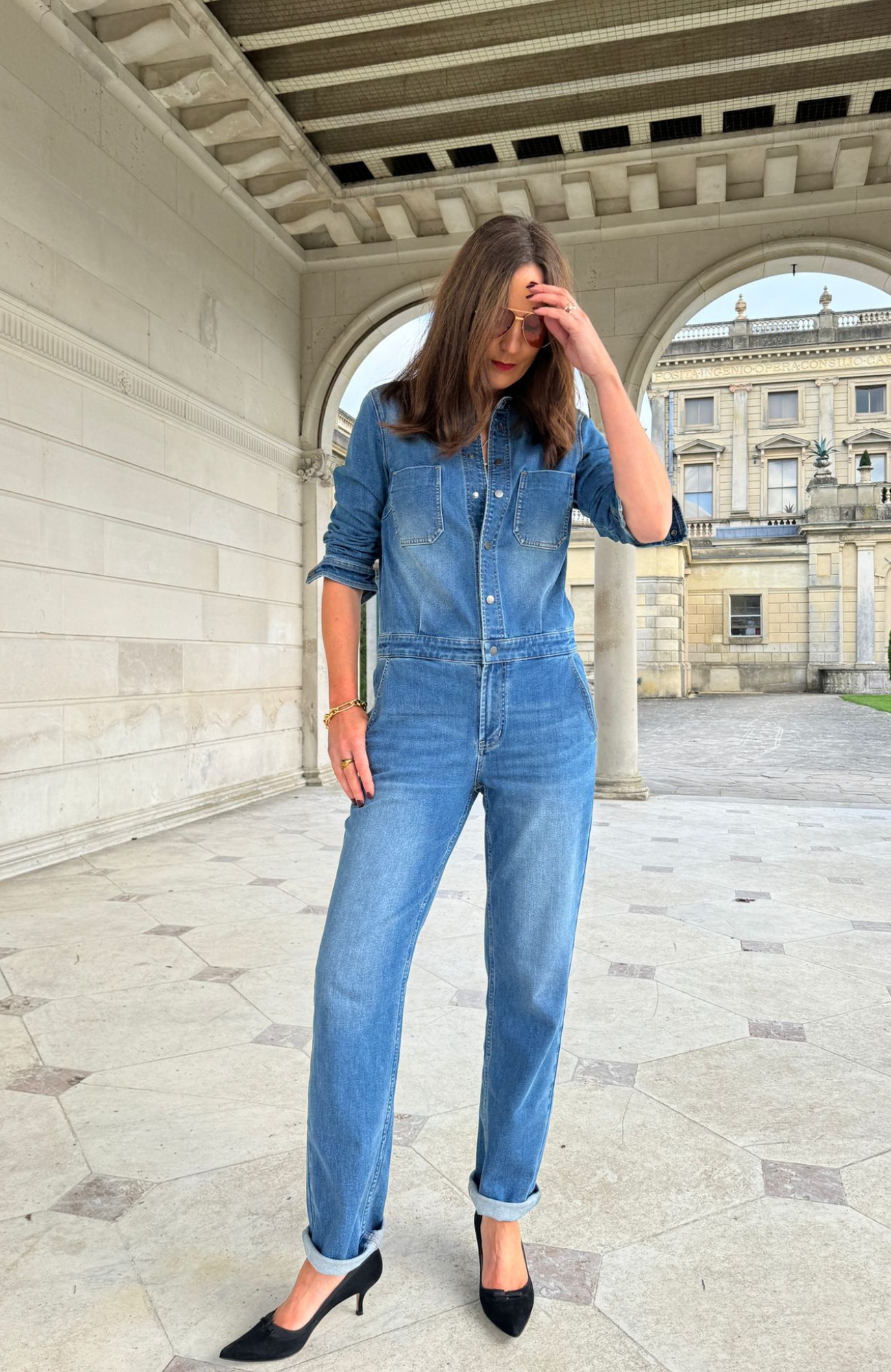 The LALA Denim Boilersuit TALL
