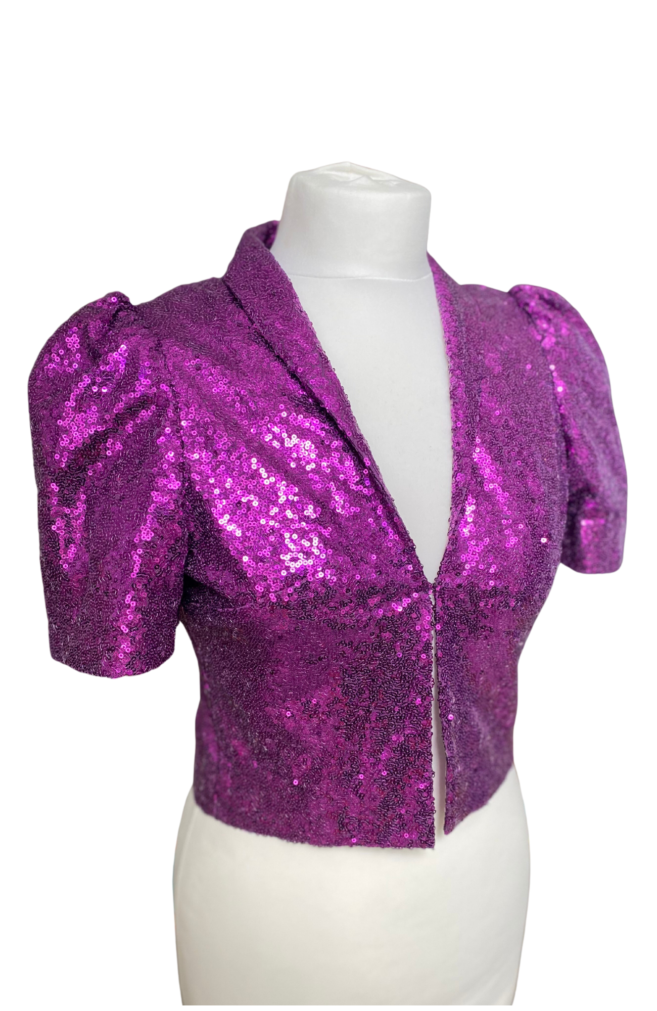 DREAM SEQUIN CROP JACKET - Rock the Jumpsuit