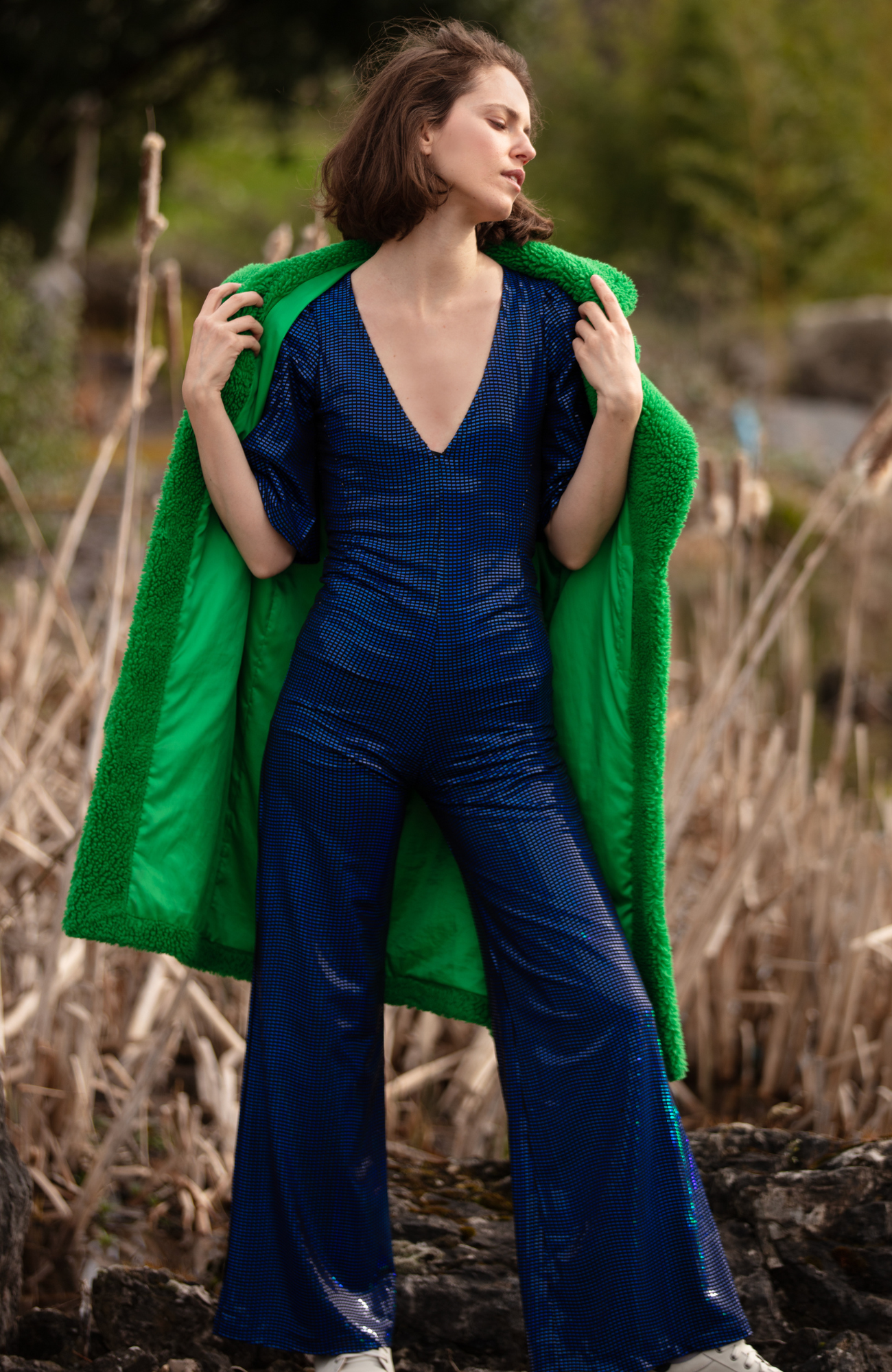 The BIANCA Jumpsuit Short Sleeve Variation - Main Image