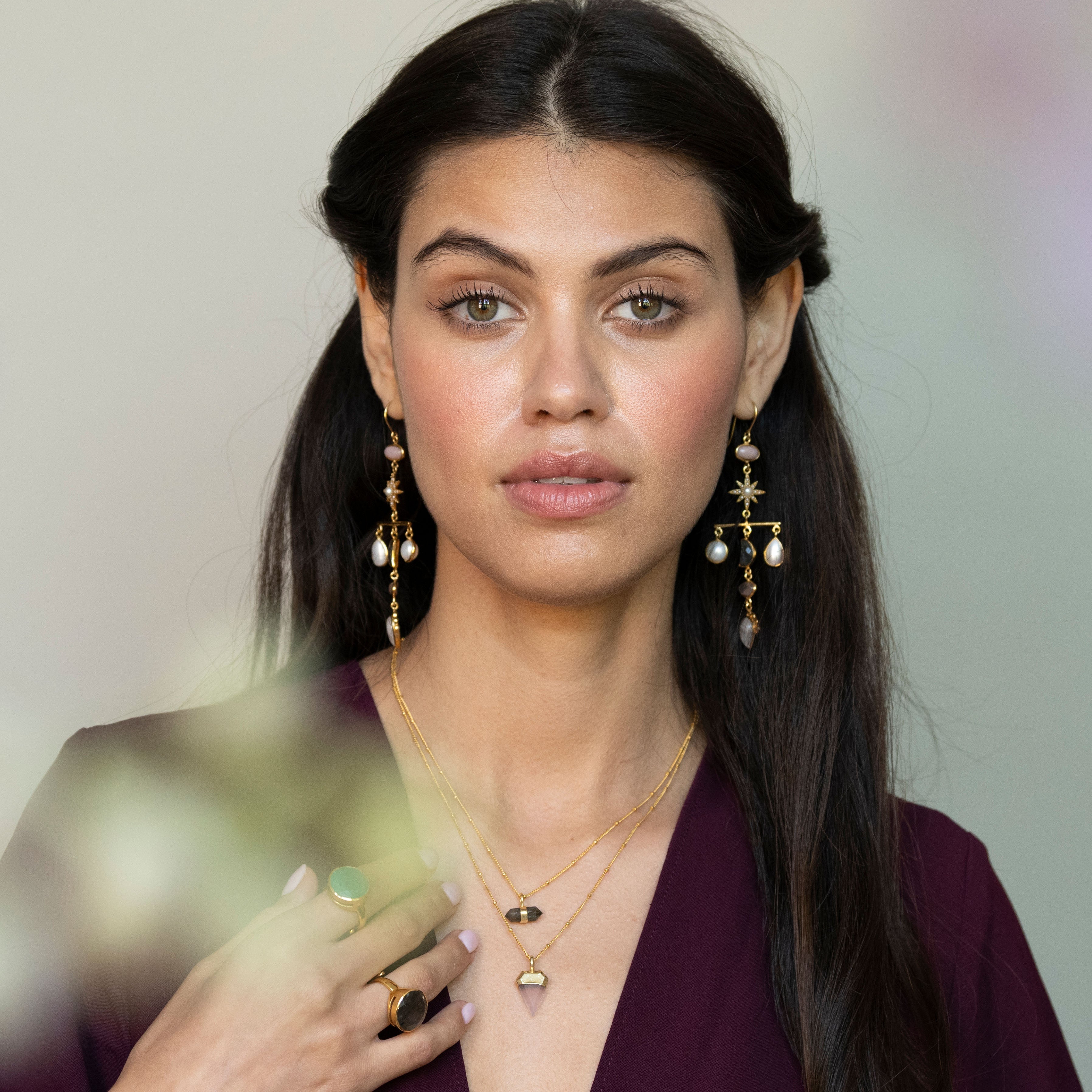 Mini Balance Necklace (Gold) - Rock the Jumpsuit