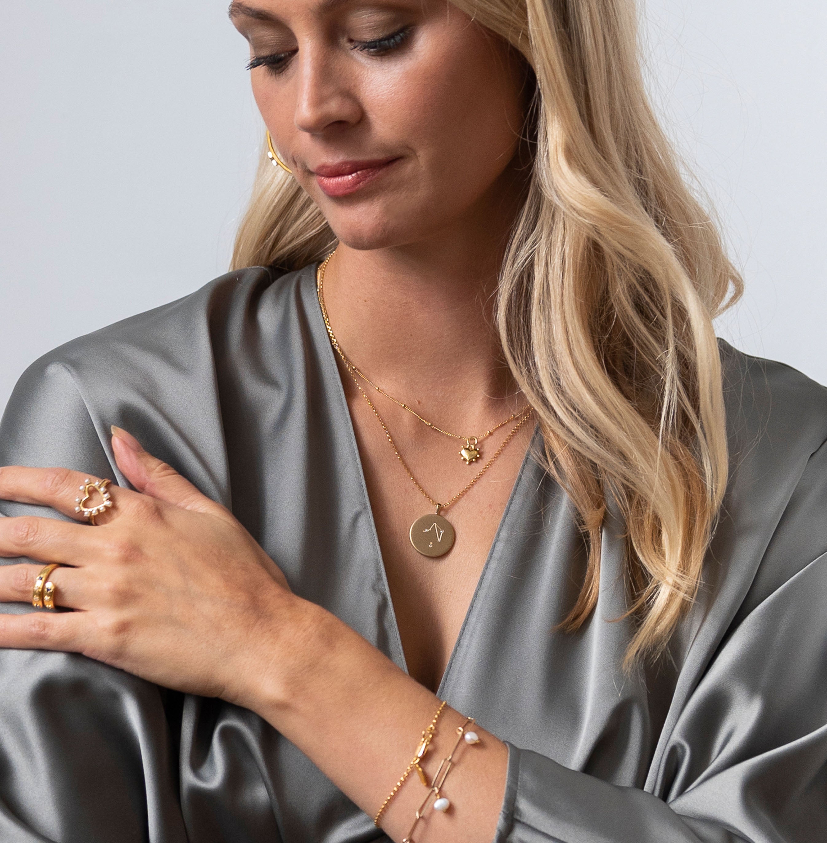 Pisces Constellation Diamond Necklace - Rock the Jumpsuit