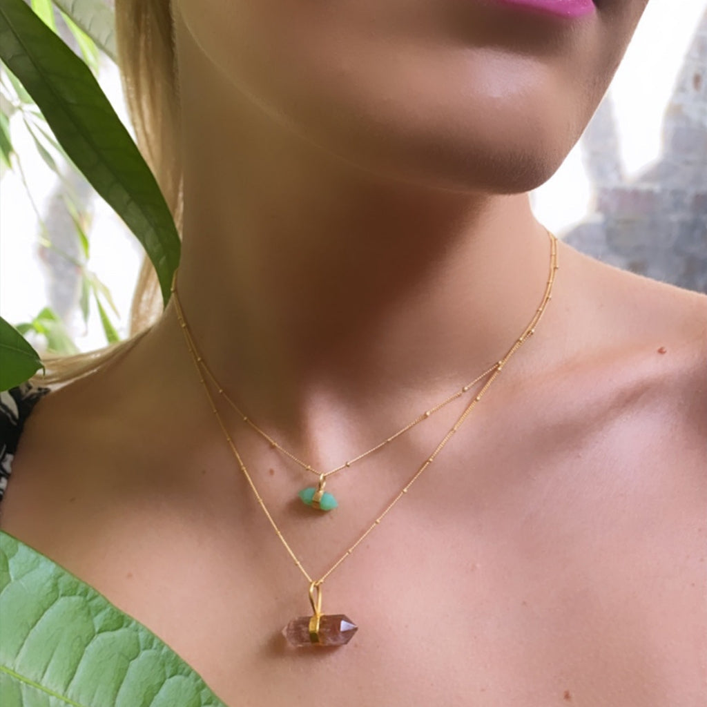 Mini Balance Necklace (Gold) - Rock the Jumpsuit