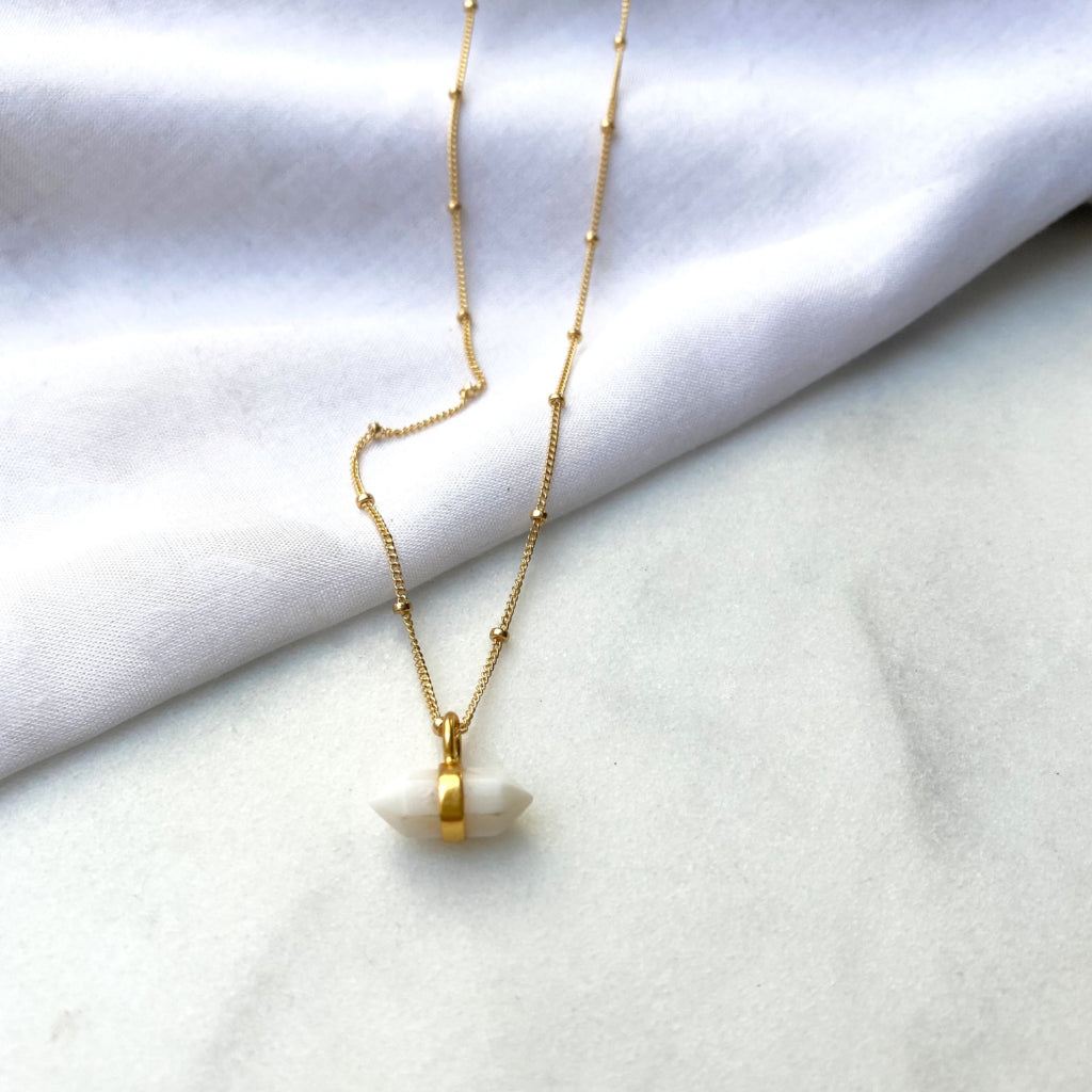 Mini Balance Necklace (Gold) - Rock the Jumpsuit