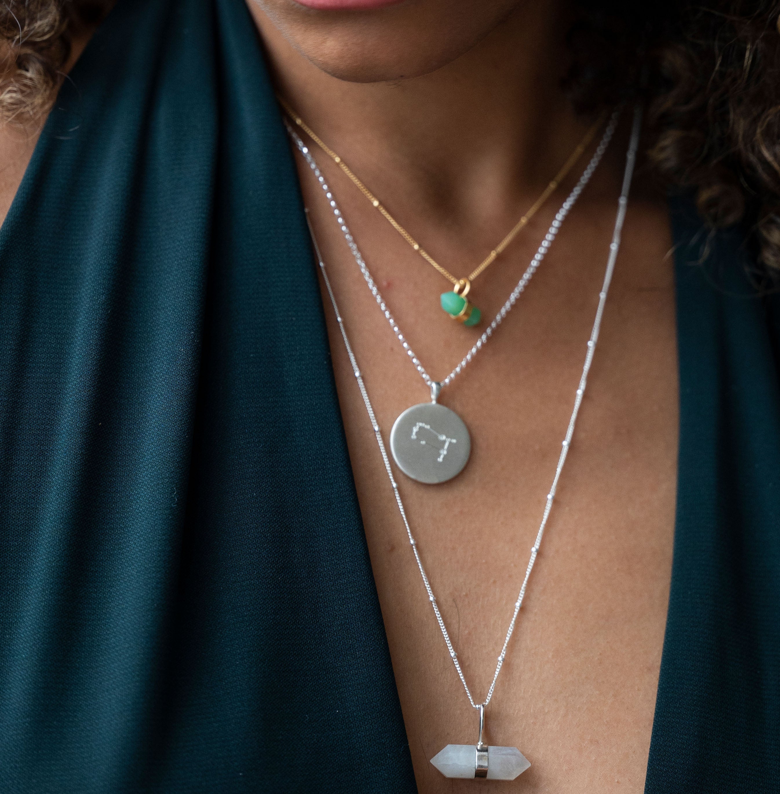 Mini Balance Necklace (Gold) - Rock the Jumpsuit