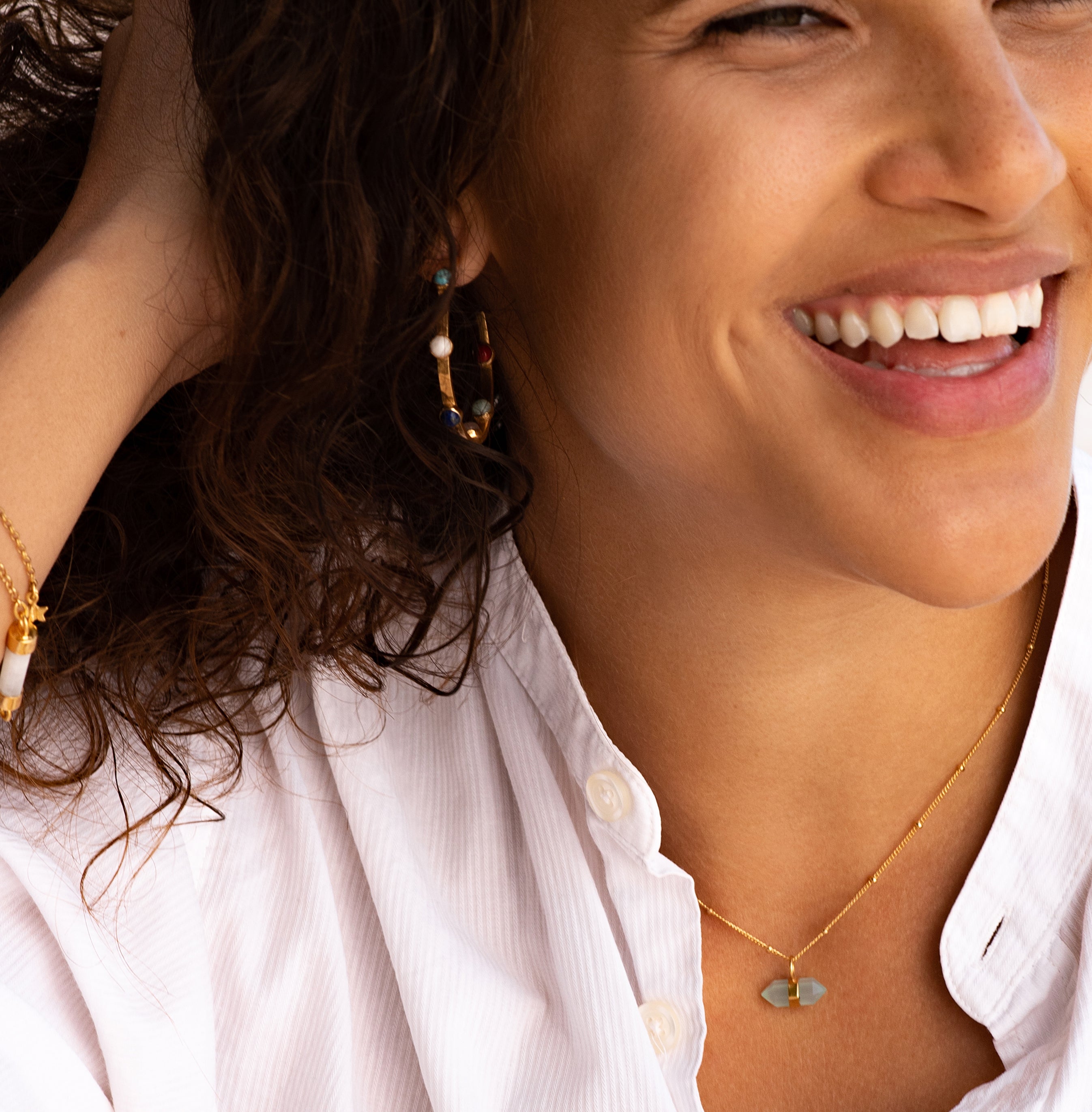 Mini Balance Necklace (Gold) - Rock the Jumpsuit