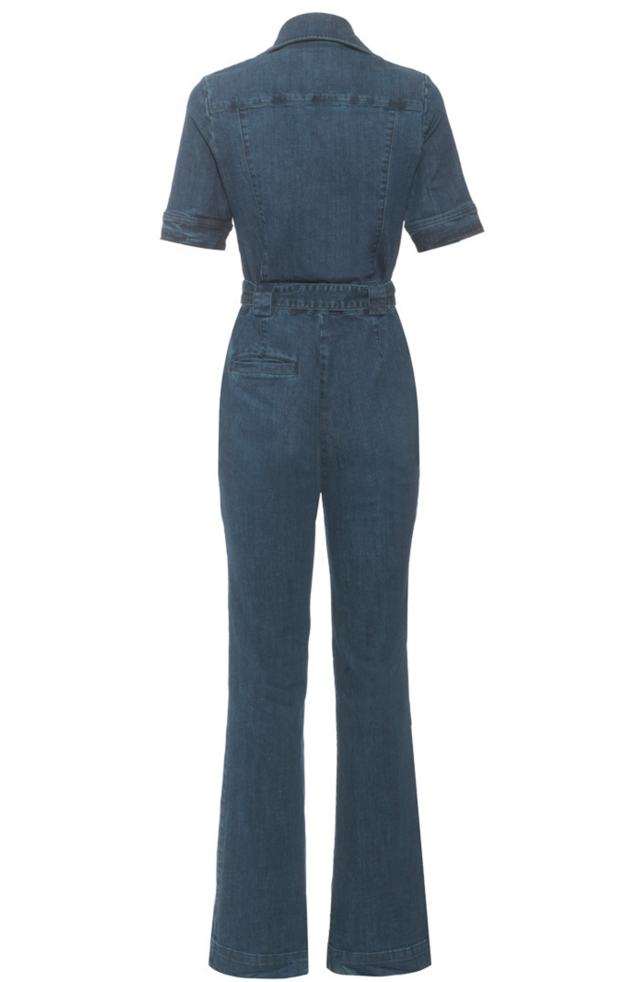 ANITA Short sleeve denim Jumpsuit - Rock The Jumpsuit