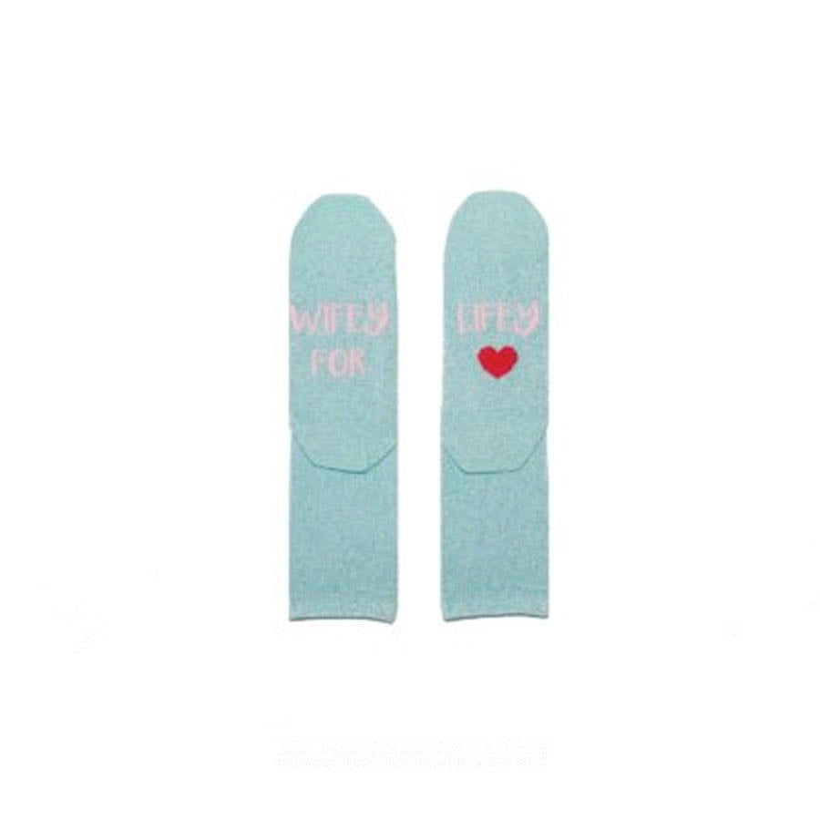 Wifey For Life Socks - Rock The Jumpsuit