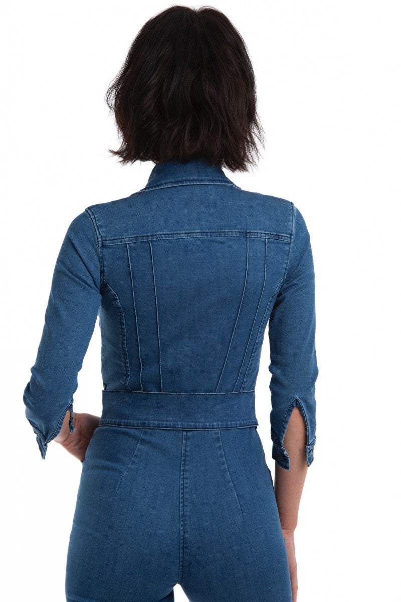 PATTI 70s denim Jumpsuit - Rock The Jumpsuit