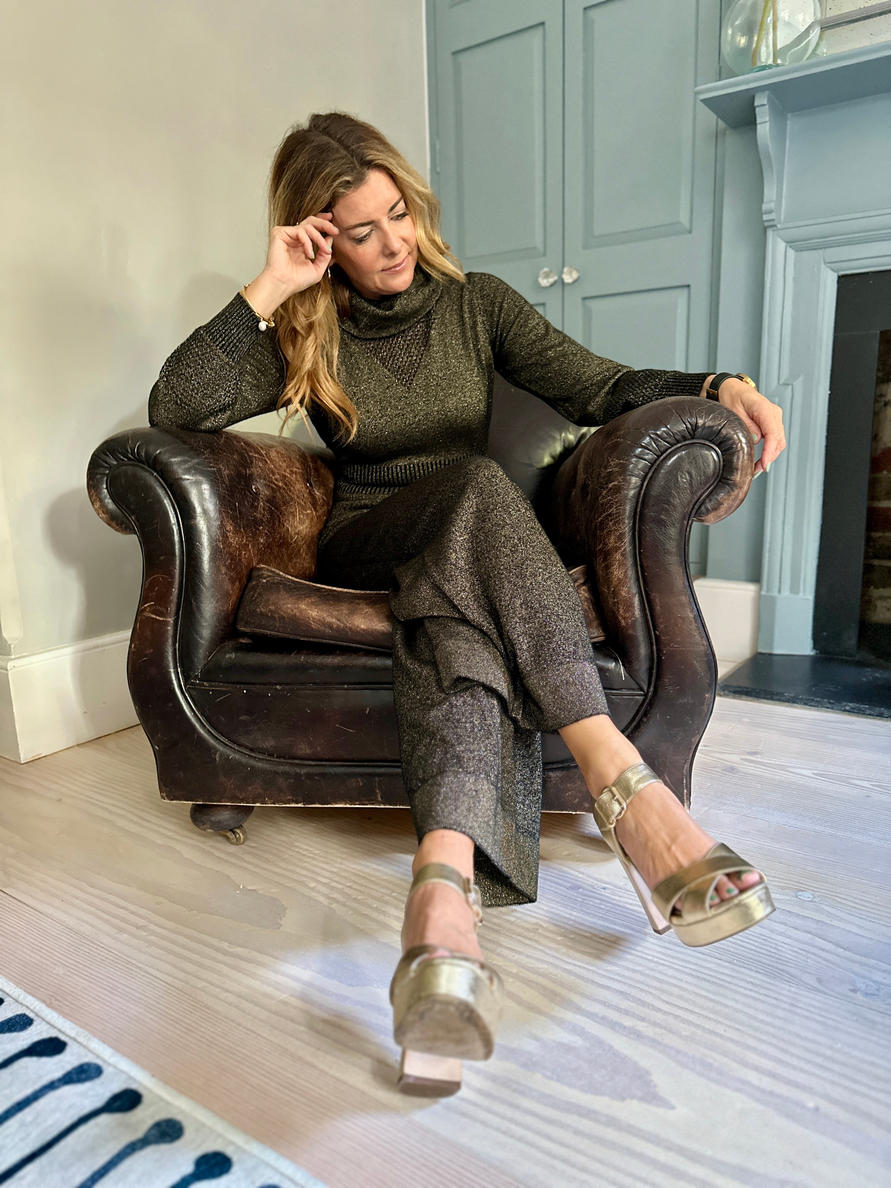 The ELECTRA  Cashmere &  Lurex Jumpsuit - Rock the Jumpsuit