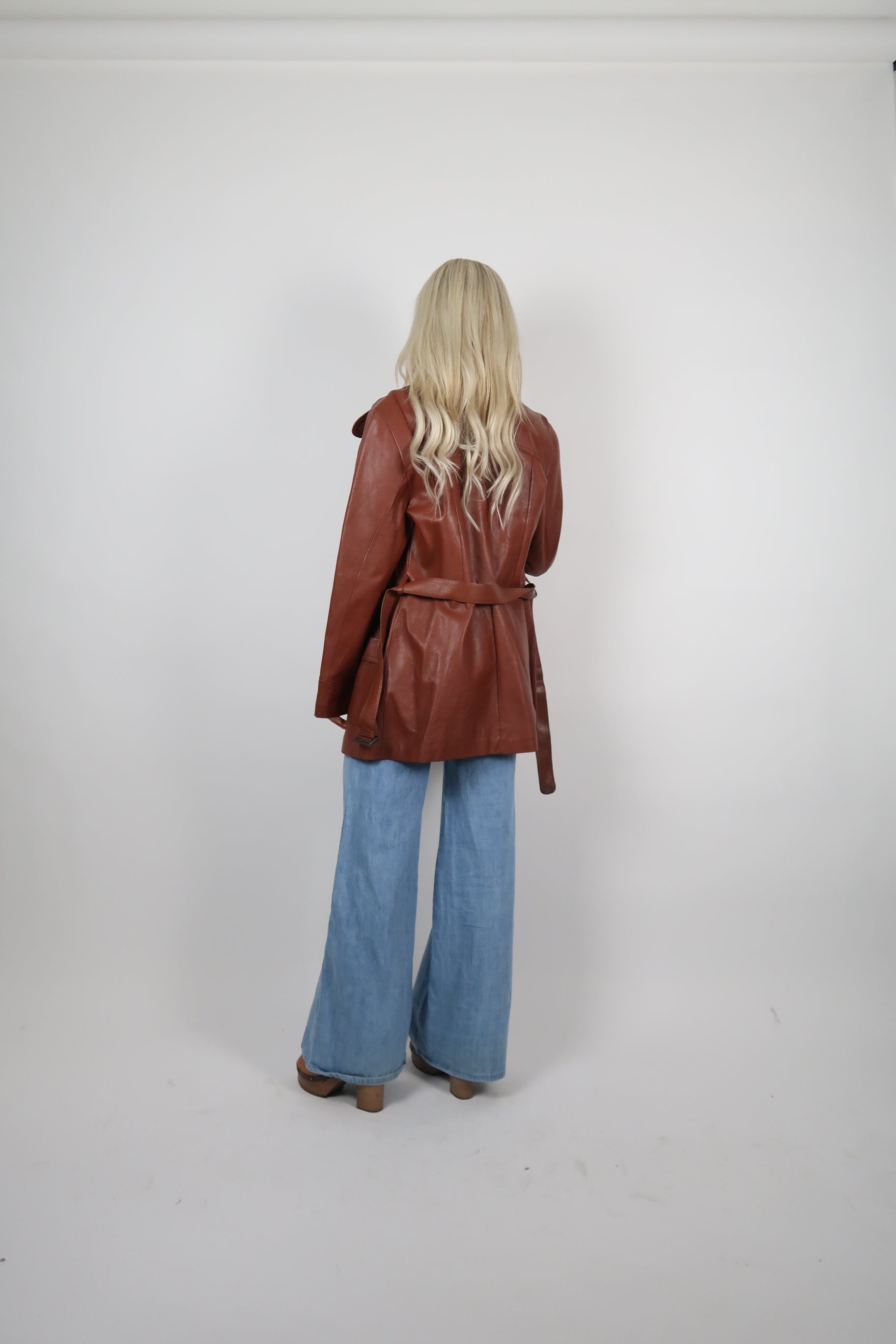 70s Burgundy Leather Jacket - Rock the Jumpsuit