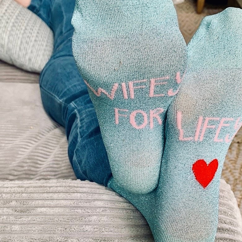 Wifey For Life Socks - Rock The Jumpsuit