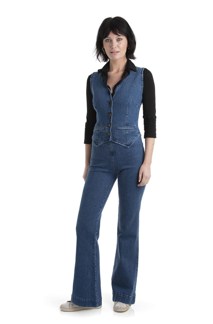 JESSIE Denim Jumpsuit - Rock The Jumpsuit